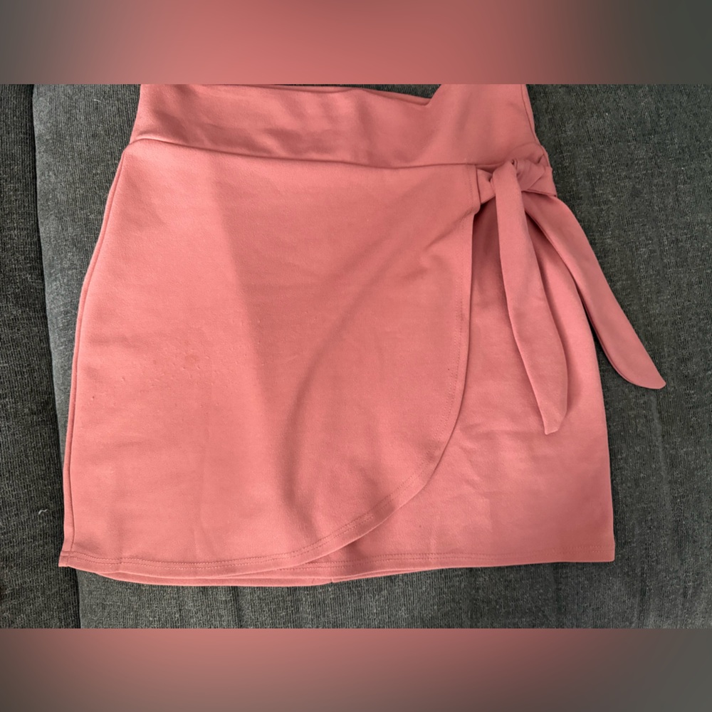 Pink Wrap Skirt